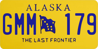 AK license plate GMM179