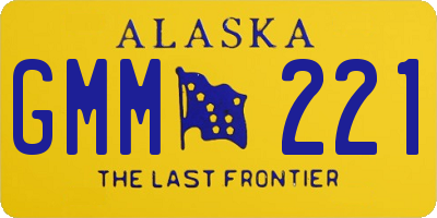 AK license plate GMM221