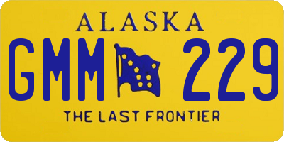 AK license plate GMM229