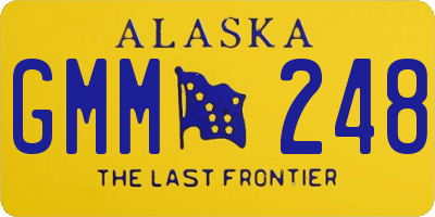 AK license plate GMM248