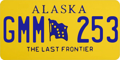 AK license plate GMM253