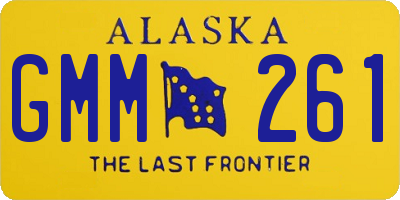 AK license plate GMM261