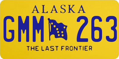 AK license plate GMM263