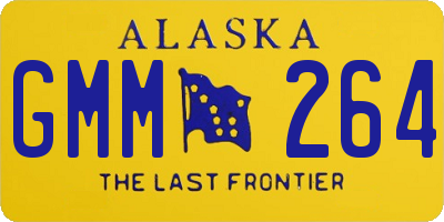 AK license plate GMM264