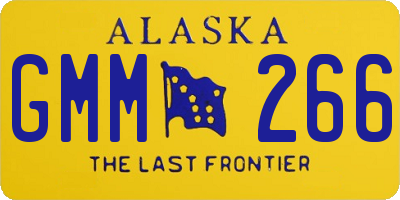 AK license plate GMM266