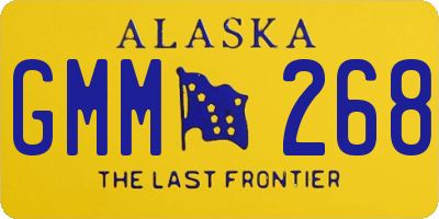 AK license plate GMM268