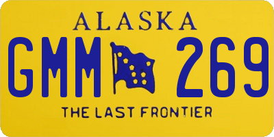 AK license plate GMM269