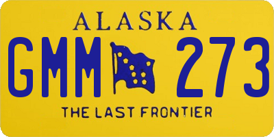 AK license plate GMM273