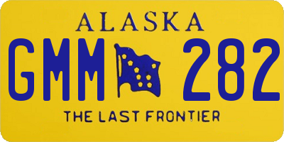 AK license plate GMM282