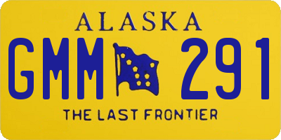 AK license plate GMM291