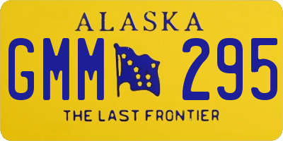 AK license plate GMM295