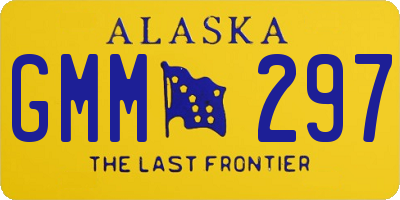 AK license plate GMM297