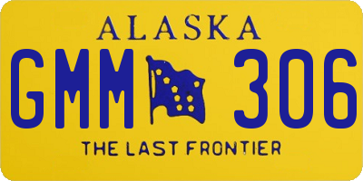 AK license plate GMM306