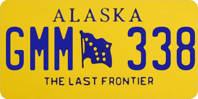 AK license plate GMM338