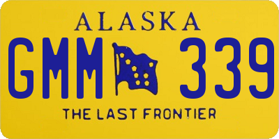 AK license plate GMM339