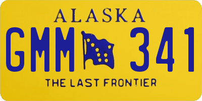 AK license plate GMM341