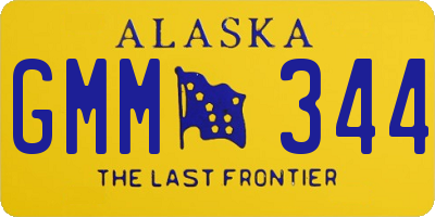 AK license plate GMM344