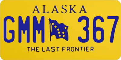 AK license plate GMM367