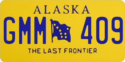 AK license plate GMM409