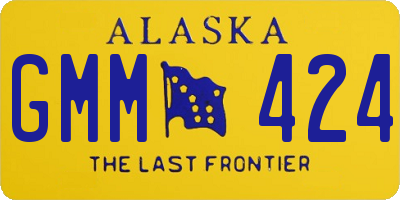 AK license plate GMM424