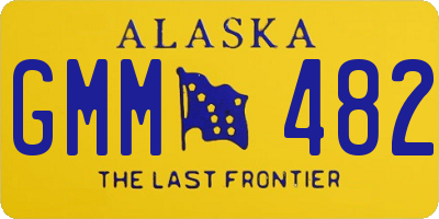 AK license plate GMM482