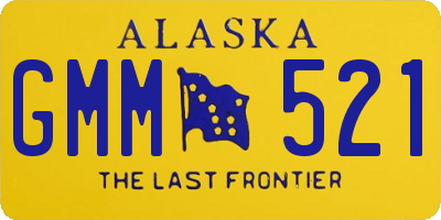 AK license plate GMM521