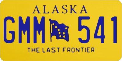 AK license plate GMM541