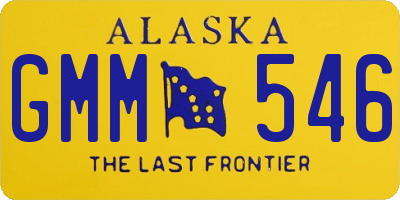 AK license plate GMM546