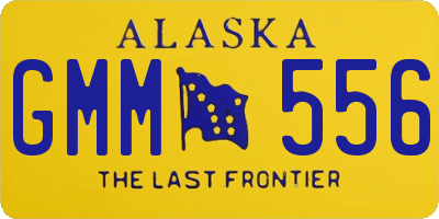 AK license plate GMM556