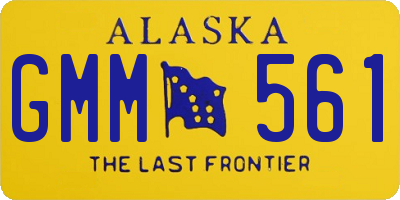 AK license plate GMM561