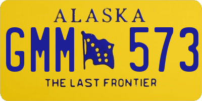 AK license plate GMM573