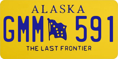 AK license plate GMM591