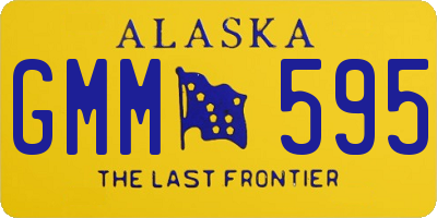 AK license plate GMM595