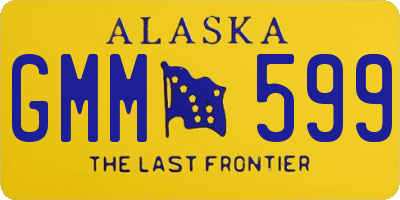 AK license plate GMM599