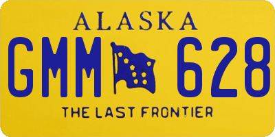 AK license plate GMM628