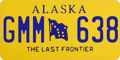 AK license plate GMM638