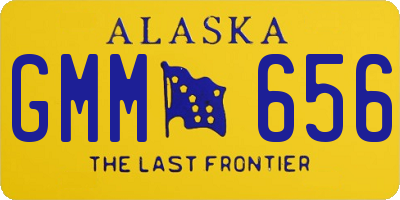 AK license plate GMM656