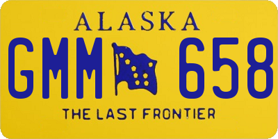 AK license plate GMM658