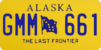 AK license plate GMM661