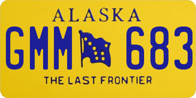 AK license plate GMM683