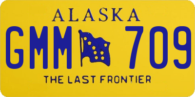 AK license plate GMM709