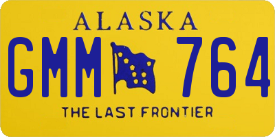 AK license plate GMM764