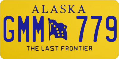 AK license plate GMM779