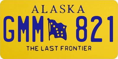 AK license plate GMM821