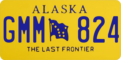 AK license plate GMM824