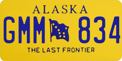 AK license plate GMM834