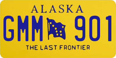AK license plate GMM901