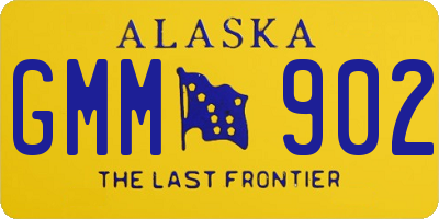 AK license plate GMM902