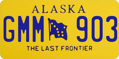 AK license plate GMM903