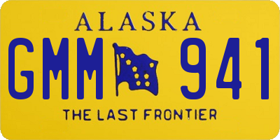 AK license plate GMM941